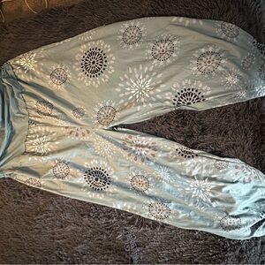 Floral Patterned Harem Pants